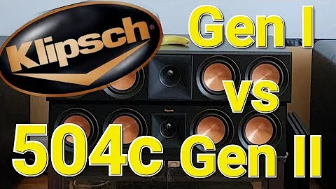 Klipsch 504c Gen II vs Gen I? Which to buy?! Center Channel Review / Tests