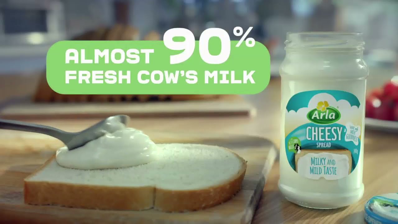 Arla Cheesy Spread Made with Almost 90 Fresh Cow’s Milk YouTube