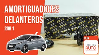 Cómo cambiar los amortiguadores delanteros Peugeot 208 1 ➿