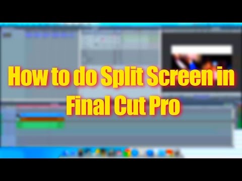 How to Do a Split Screen in Final Cut Pro (tutorial)