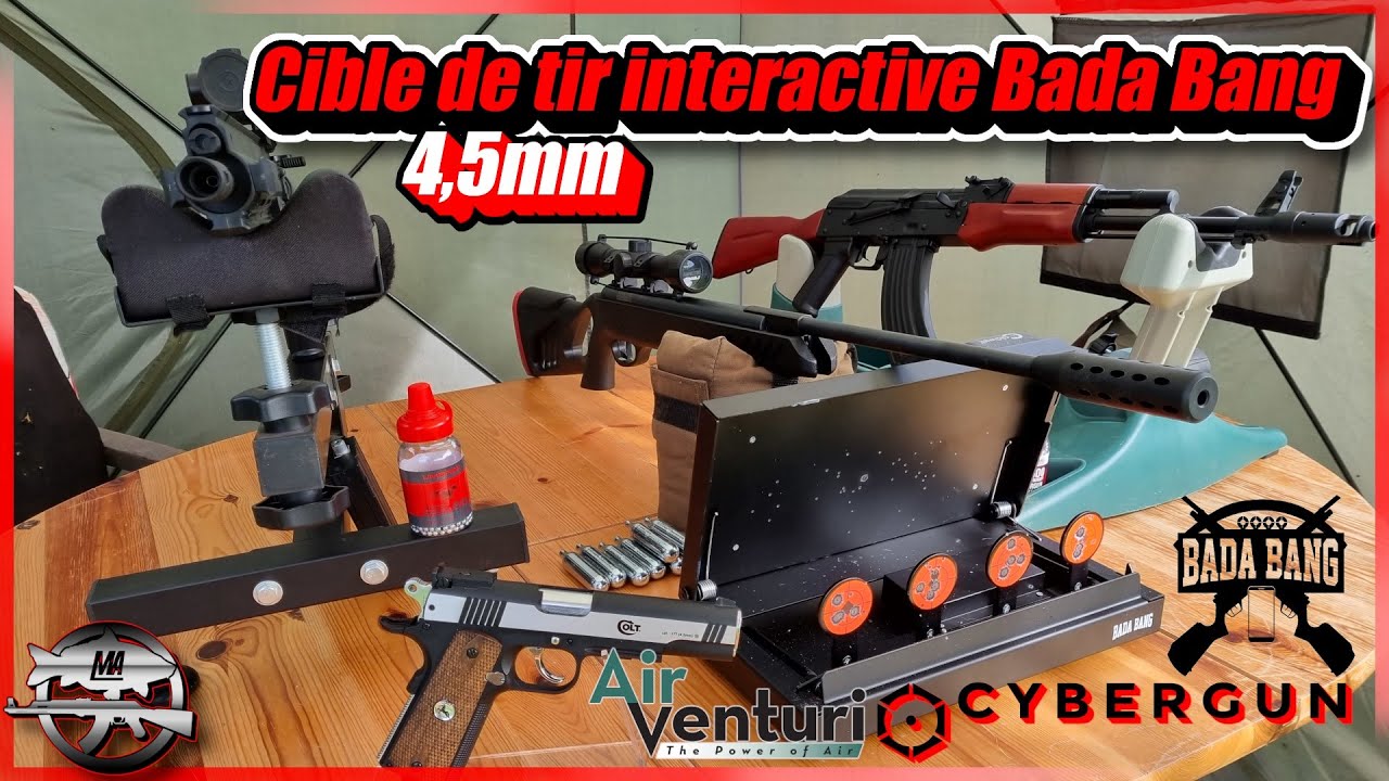 CIBLE CONNECTEE BADABANG POUR AIRSOFT OU AIRGUN