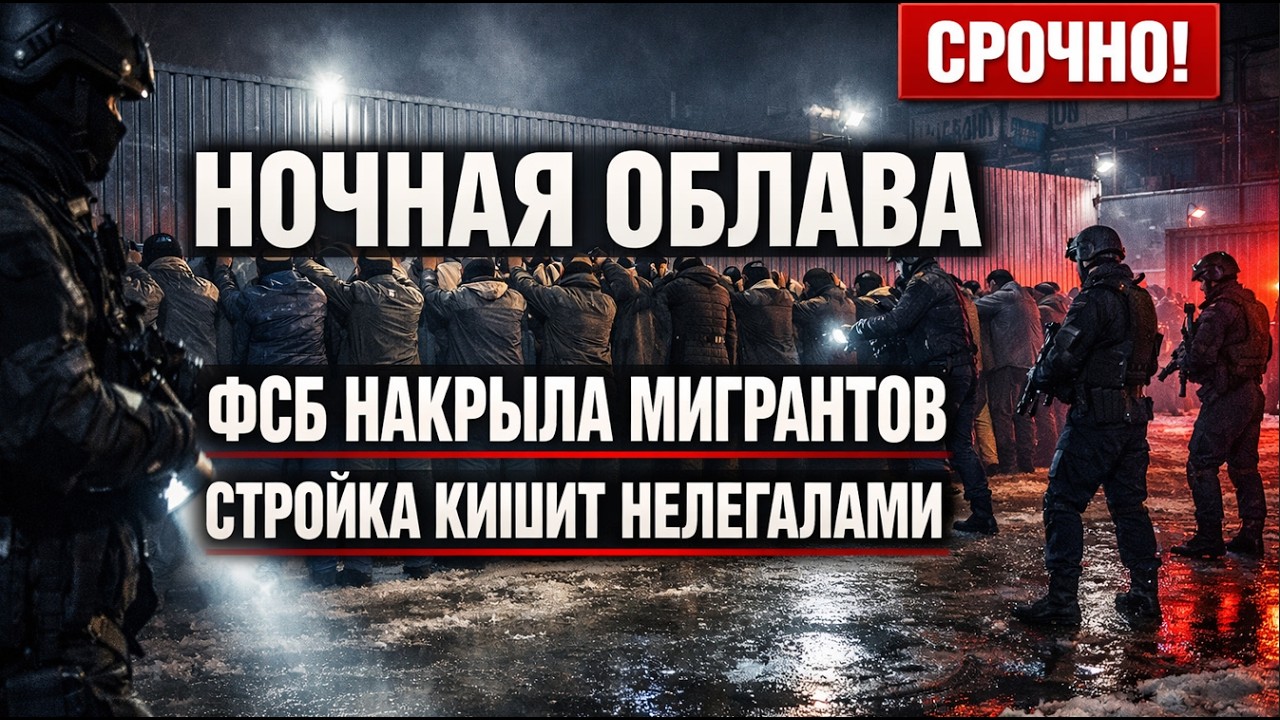 СИЛОВИКИ ЗАЧИСТИЛИ МИГРАЦИОННЫЙ АНКЛАВ — КРУПНЕЙШАЯ ОБЛАВА В ЛЕНОБЛАСТИ — проверки, задержания