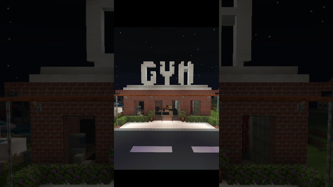 Minecraft Gym Decorations 