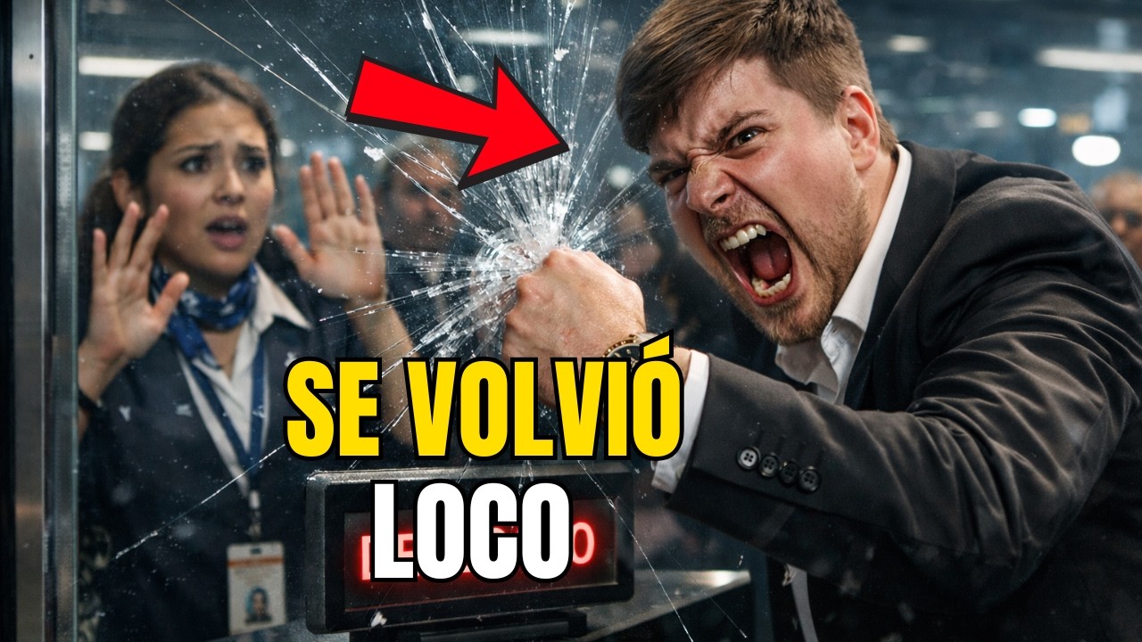 Influencer HUMILLÓ a la agente del aeropuerto…  las cámaras lo hundieron