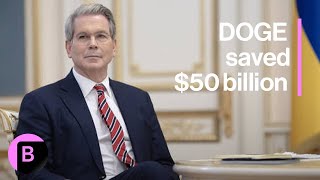 Bessent Says DOGE Has Saved $50 Billion So Far