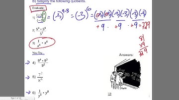 Unit 7, Lesson 2: Division Properties of Exponents, without Integer Exponents