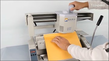 Manual Binding Machine, Perfect Binding Tool, Hot Melt Glue, Book Folder, 40mm Thick, New Update