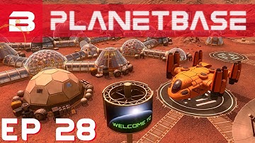 PlanetBase - Armed Intruders!!! - Ep 28 (Space Survival Strategy Gameplay)