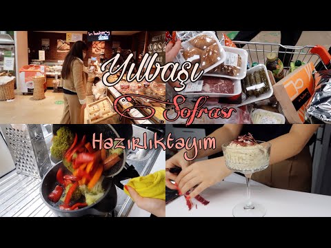 BİZİMLE YILBAŞI SOFRASI KURUN  🍽 ALIŞVERİŞ+ VLOG