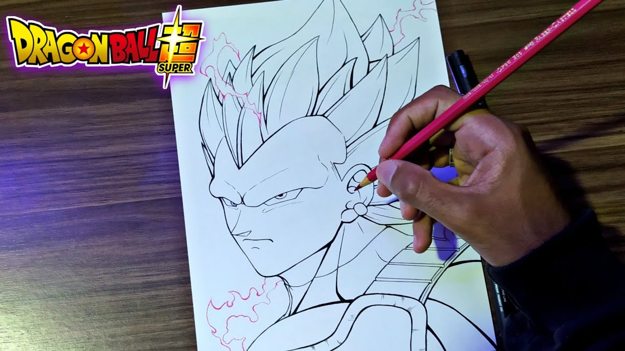 Speed Line Art Vegeta Hakaishin [Dragon Ball Super] 