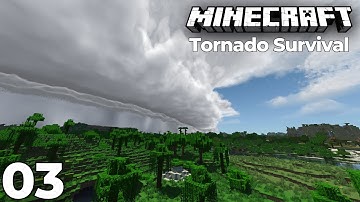 This Squall Was WAY Too Powerful… 😱 | Minecraft Tornado Survival |  EP3