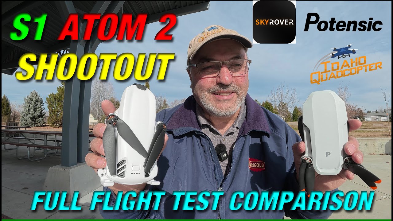 Сравнение мини-дронов Potensic Atom 2 и Skyrover S1.