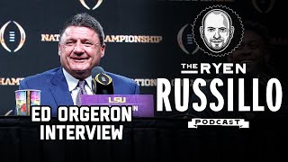 LSU Head Coach Ed Orgeron, Plus Salary Cap Math Class | The Ryen Rusillo Podcast | The Ringer