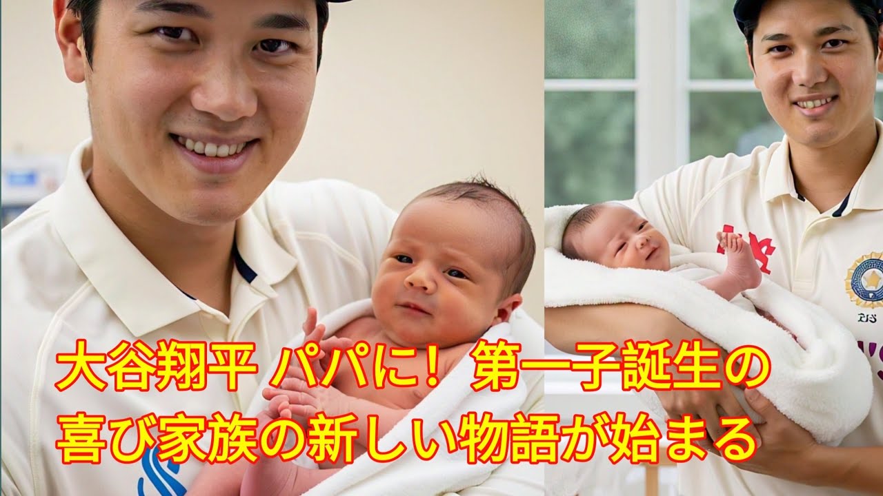 大谷翔平 第一子