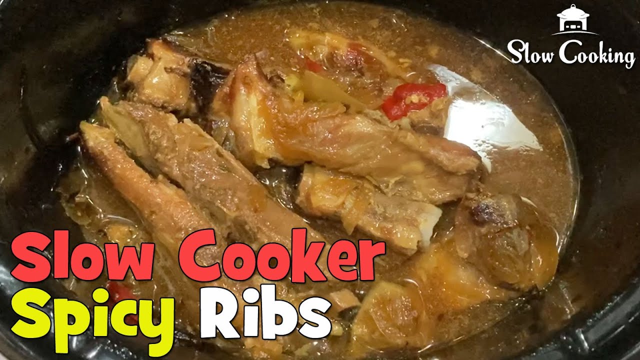 Spicy Asian Slow Cooker Ribs