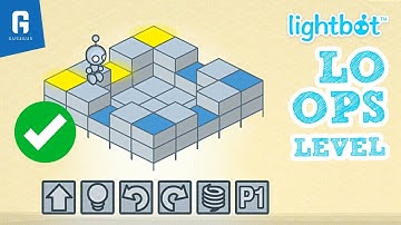 Belajar Konsep Programming untuk Anak - LightBot Code Hour Loops