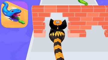 Snake Run Race - All Levels Gameplay Android, iOS