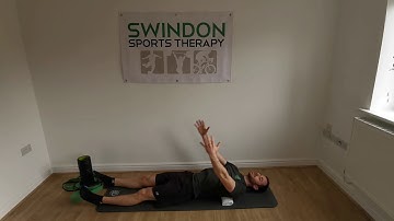 Thoracic extension mobility exercise