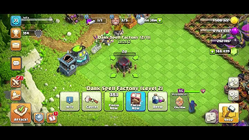 Dark Spell Factory Upgrade: From Level 1 to MAX in 30 Seconds!