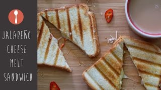 Jalapeño &amp; Cheeses Melt Sandwich - Simple &amp; Delicious (Ingredients in Description)