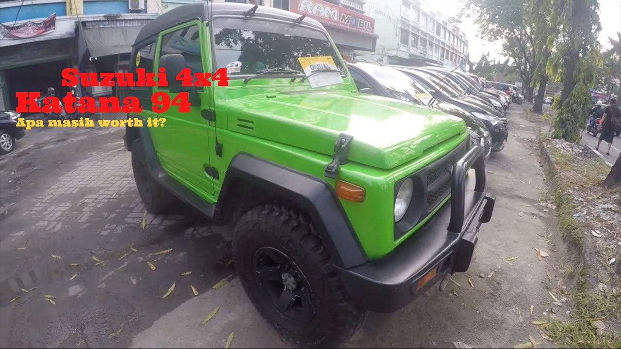 SUZUKI KATANA 4X4 TAHUN 94 MODIF || REVIEW || DIJUAL - YouTube