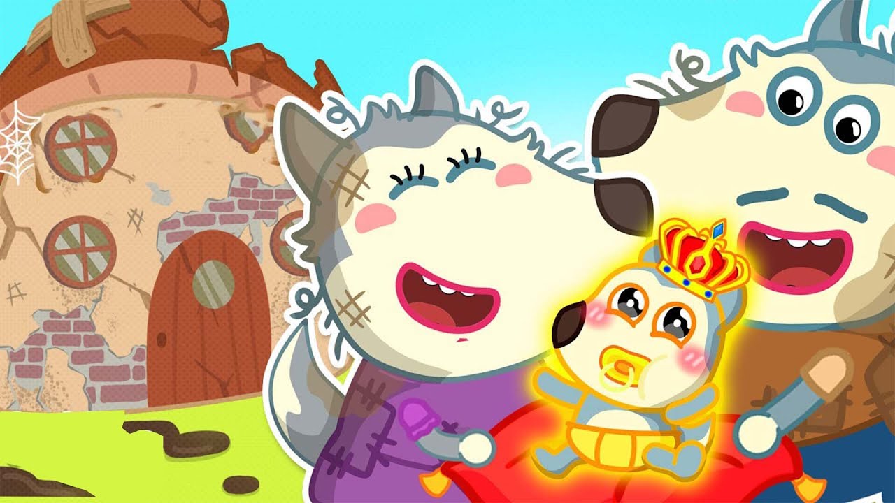 Royal Baby Adopted by the Farming Family | Family Songs Nursery Rhymes | Wolfoo Kids Song