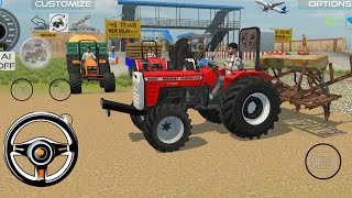 Farming Tractor|Wheat loading By Tractor trolley🚜😱|Massey with Seeder😲|#tractor#tractorvideo  screenshot 4