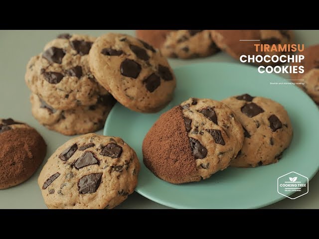 티라미수 초코칩 쿠키 만들기 : Tiramisu Chocolate Chip Cookies Recipe | Cooking tree