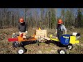 #103 Log Splitter Comparison. BRAVE Dual Split Comparison vs GRIPO Kinetic Splitter. outdoor channel