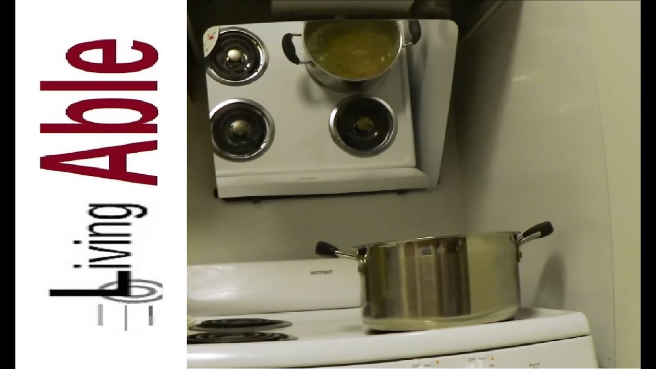 How to See Inside a Pot on the Stove from a Wheelchair? Over the Stove