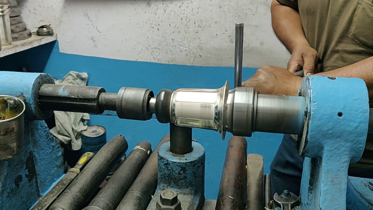 Metal spinning sliver glass