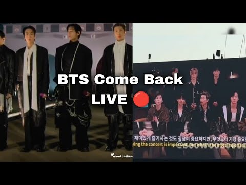 BTS Come Back Concert 🔴 BTS Come Back LIVE