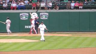 Wakefield at Pawtucket Friday night - Strikeout