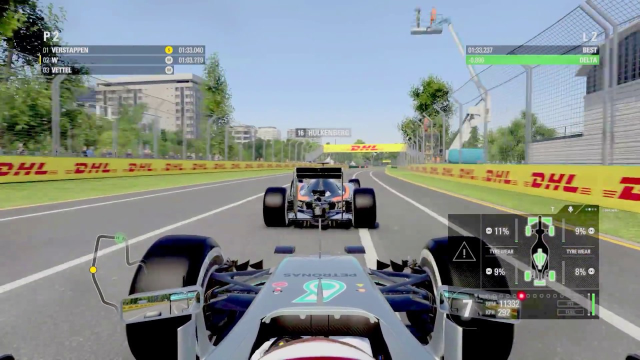 F1 2016 career mode gameplay (1080P)