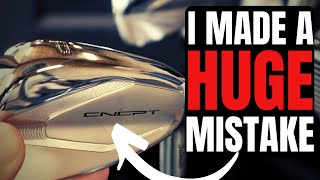 NEW 2019 TITLEIST CNCPT CONCEPT IRONS - MY HUGE MISTAKE!!!