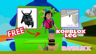 How to get FREE Korblox leg [Tutorial] mesh file in roblox for windows using BTRoblox