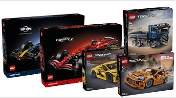 All LEGO Technic sets March 2025 Compilation/Collection Speed Build