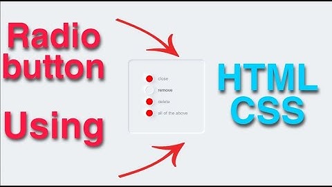 Pure CSS Custom Radio Button | HTML & CSS