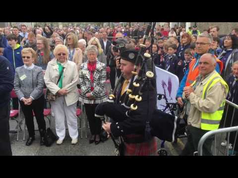 President visits Skerries to mark the town’s win in the Tidy Towns competition