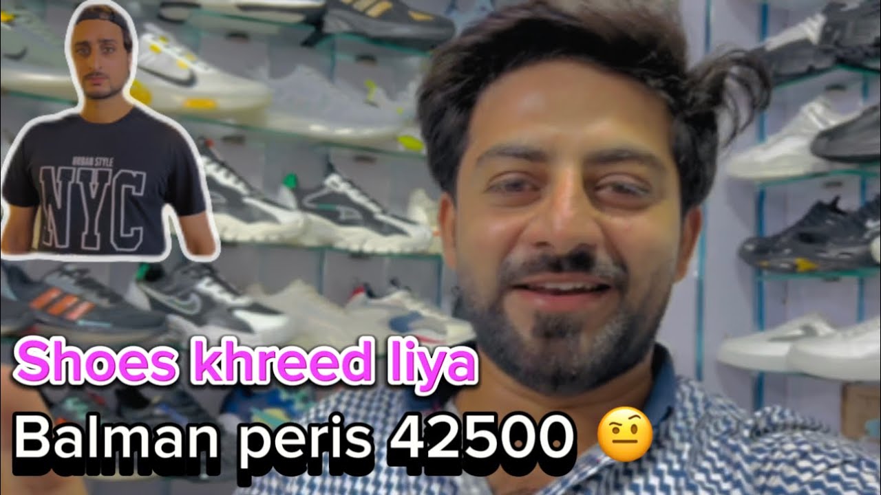 Balman peris shoes khreed liya 2no ny 🤨 42500 expensive shoes 👞 YouTube