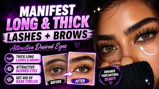 💫 Get Long & Thick Lashes + Brows — Attractive Desired Eyes & Remove Dark Circles