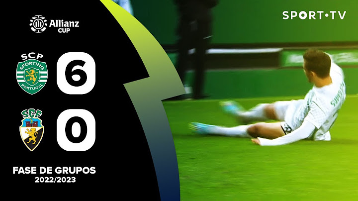 Resumo: Sporting 6-0 SC Farense - Allianz Cup | SPORT TV