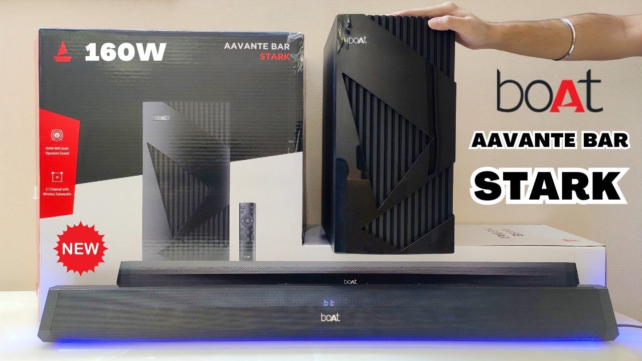 boAt Aavante Bar Stark Best Soundbar 2023 boat soundbar 160w best