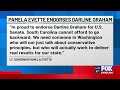 Lt. Gov. Pamela Evette endorses Sen. Graham in runoff against Rep. Norman