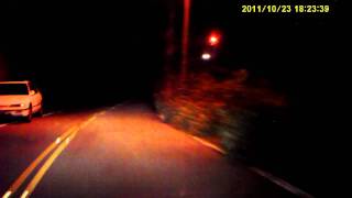 REC HD DVR D7 行車記錄器(720P)-夜間山路21