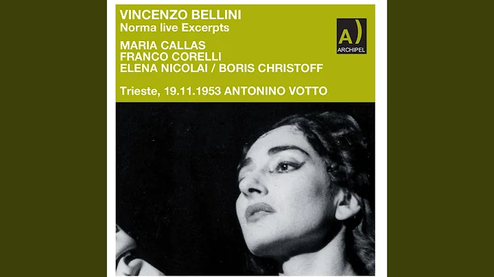 Norma (Excerpts) : Radio Announcement about the pe...