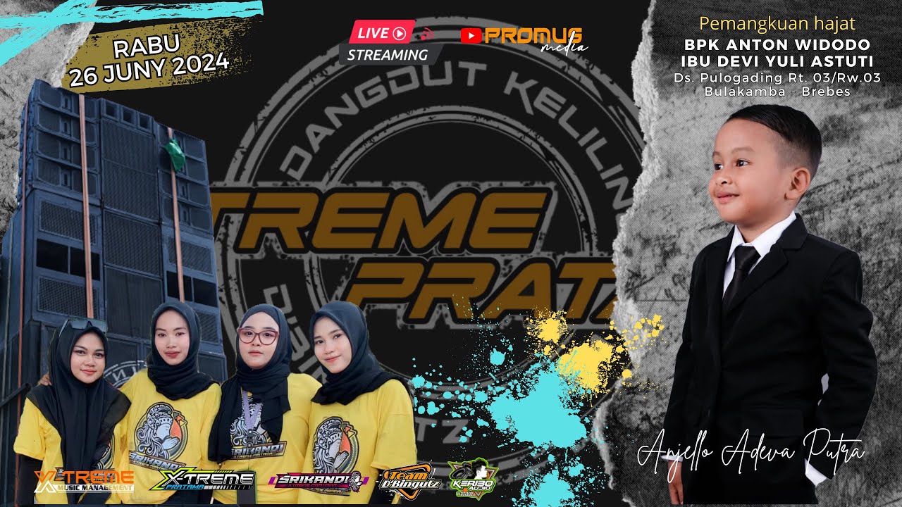 🔴LIVE SINGA DANGDUT X-TREME PRATAMA OLD Ds. PULOGADING BULAKAMBA BREBES | RABU, 26 JUNI 2024