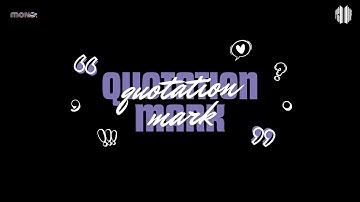 [VIETSUB] BTS (방탄소년단) - Quotation Mark (따옴표)