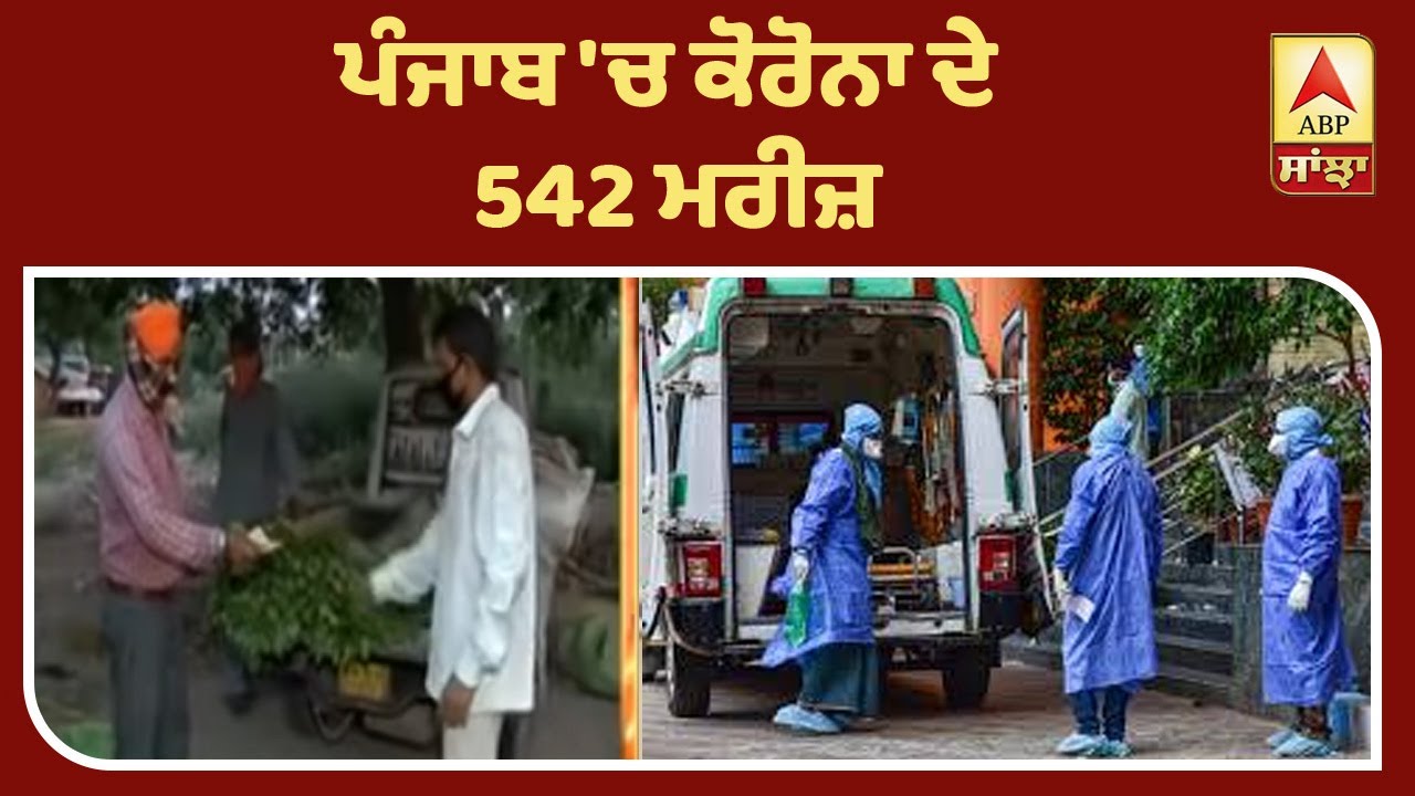 PUNJAB MAIL: ਪੰਜਾਬ `ਚ ਕੋਰੋਨਾ ਦੇ 542 ਮਰੀਜ਼ | ABP Sanjha