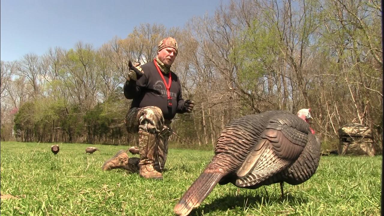 Turkeys ATTACK this Decoy Setup Turkey Hunting Tips YouTube